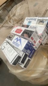 Carga de cigarro apreendida em Nova Serrana