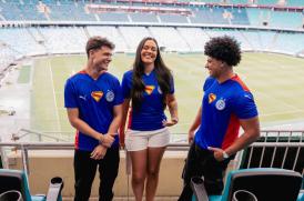Nova camisa do Bahia com temática do Superman