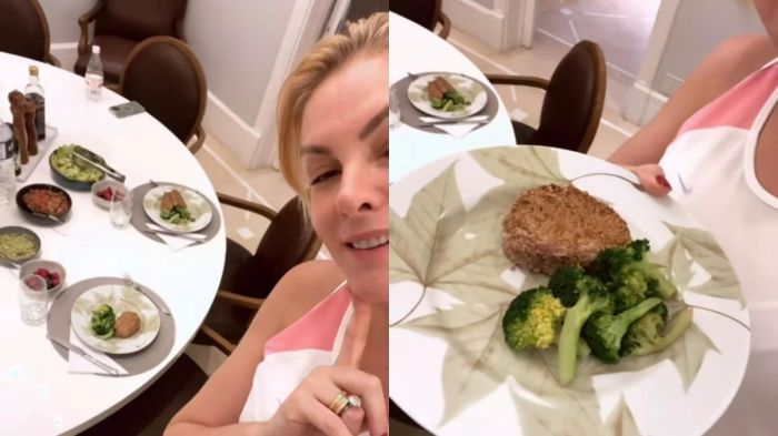 Reprodução / Redes Sociais Ana Hickmann prepara jantar especial para o marido, Edu Guedes