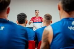 Renato Paiva em seu primeiro dia como treinador do Fortaleza