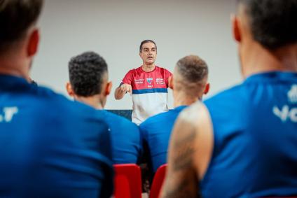 Renato Paiva em seu primeiro dia como treinador do Fortaleza