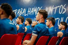 Renato Paiva em seu primeiro dia como treinador do Fortaleza