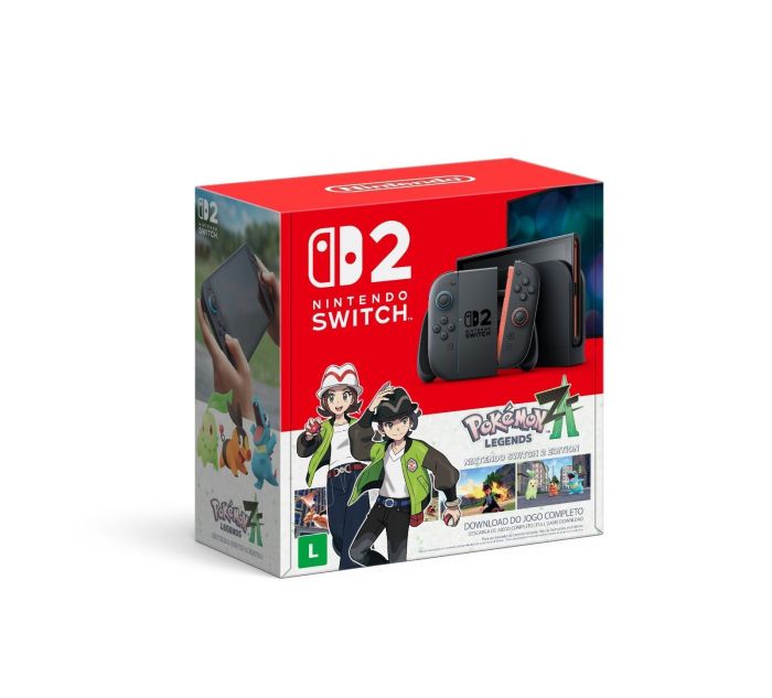 Novo bundle do Nintendo Switch 2 com Pokémon Legends: Z-A