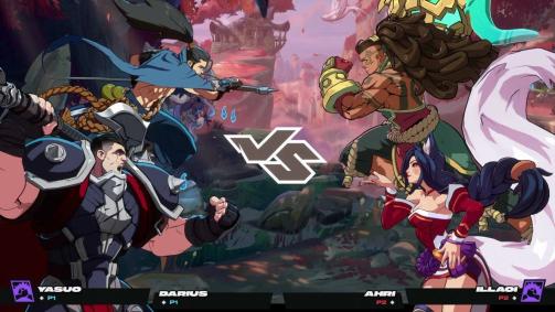 Imagens do game de luta 2XKO