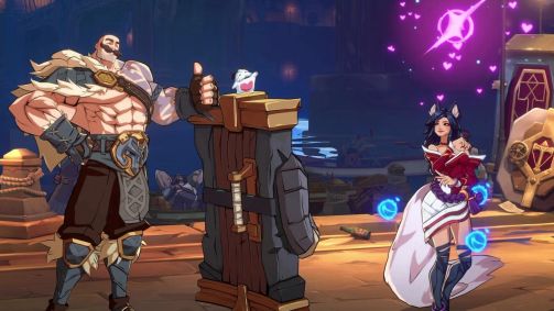 Imagens do game de luta 2XKO