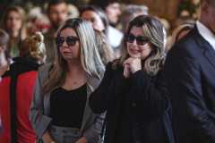 Mylena Ciribelli no velório de Preta Gil
