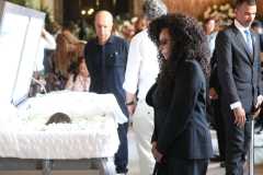 Paula Lima no velório de Preta Gil