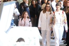 Janja no velório de Preta Gil