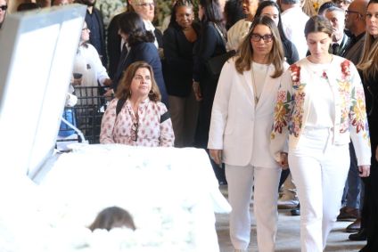 Janja no velório de Preta Gil