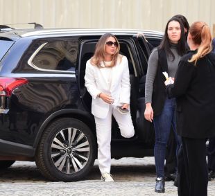 Janja no velório de Preta Gil