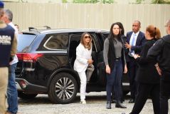 Janja no velório de Preta Gil