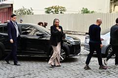 Margareth Menezes no velório de Preta Gil