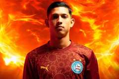 Nova camisa número 3 do Bahia
