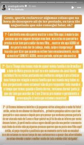 Gabi Prado desabafa sobre situação com o filho