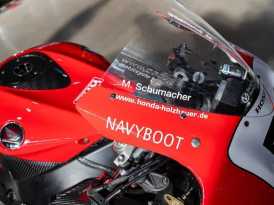 Moto utilizada por Schumacher é leiloada por quase R$ 500 mil
