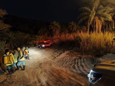 Incêndio atinge Parque Estadual Serra Verde