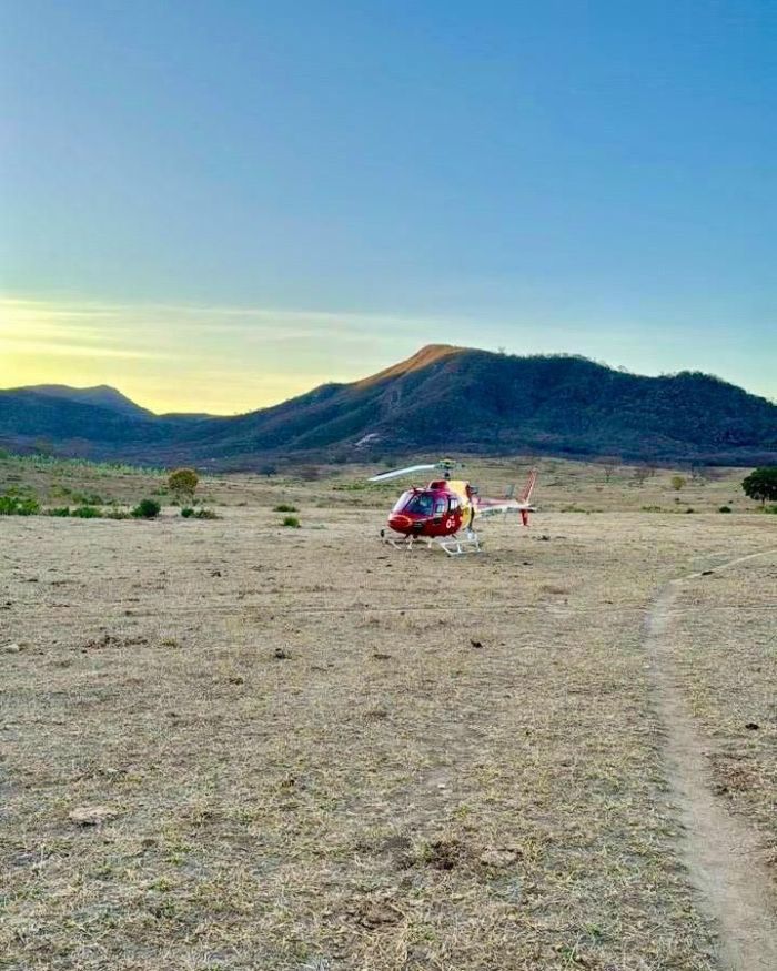 Motorista foi socorrido de helicóptero ao Hospital Regional de Janaúba
