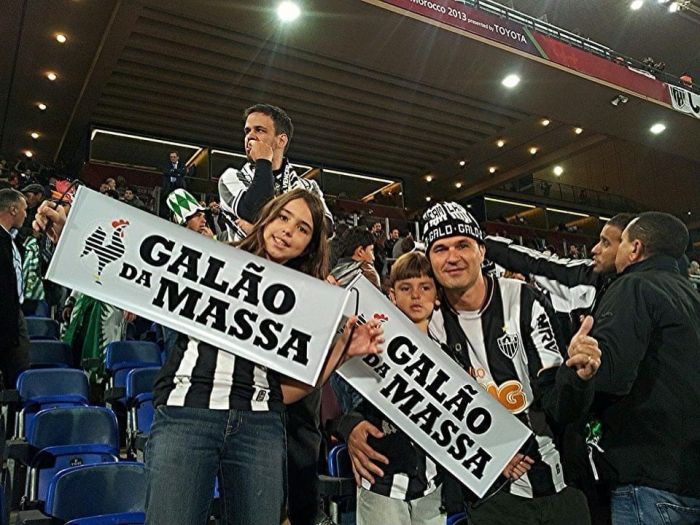Vitão esteve no Marrocos em 2013, para ver o Atlético disputar o Mundial de Clubes