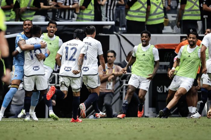 Cruzeiro venceu o Atlético na Arena MRV em clássico disputado pelo Campeonato Brasileiro em 2023 Cruzeiro venceu o Atlético na Arena MRV em clássico disputado pelo Campeonato Brasileiro em 2023