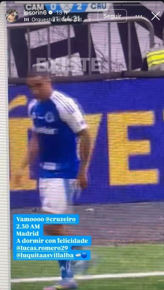Sorín reage à vitória do Cruzeiro em clássico pela Copa do Brasil