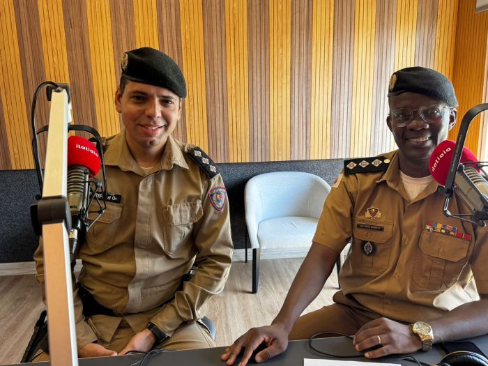 O Capitão Michael Stephan e o Capitão Paulo Roberto concederam entrevista à Itatiaia.