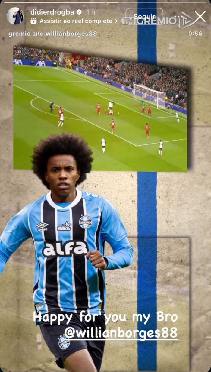 Story publicado por Drogba