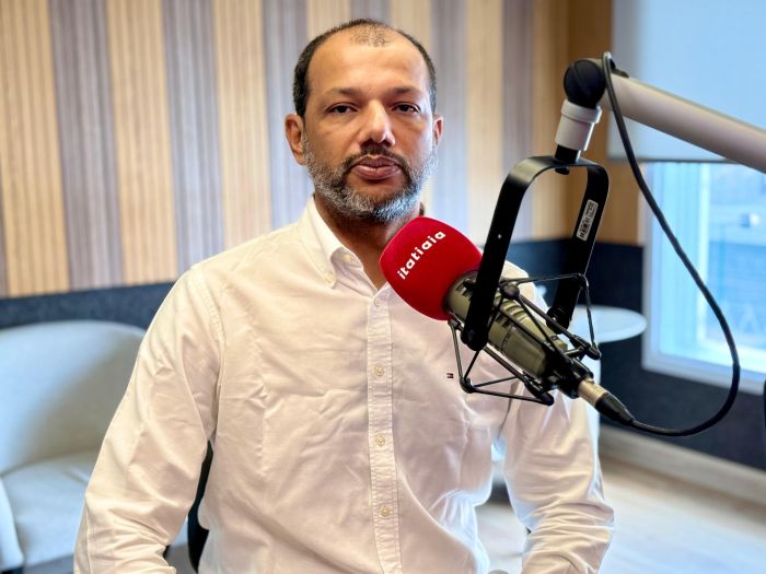 O secretário Ítalo Mendes concedeu entrevista à Itatiaia em Montes Claros.