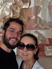 Fátima Bernardes e Túlio Gadêlha em passeios por Belo Horizonte