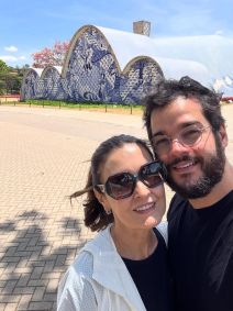 Fátima Bernardes e Túlio Gadêlha em passeios por Belo Horizonte