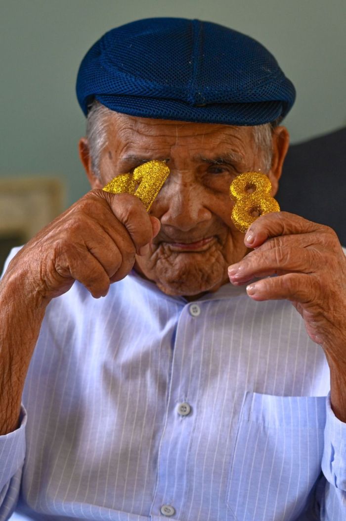 Levino da Costa de Jesus, de 118 anos