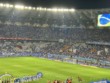 As homenagens para Pedro Lourenço em Cruzeiro x Fortaleza