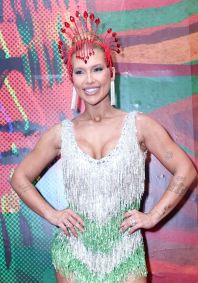 Virgínia e famosos no ensaio de quadra da Grande Rio