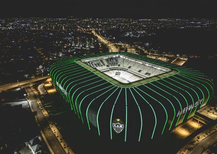 Arena MRV terá iluminação especial para jogo contra o Fortaleza
