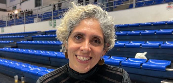 Keyla Monadjemi, dirigente do Cruzeiro, em entrevista à Itatiaia