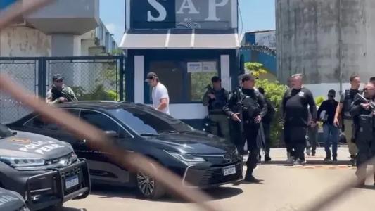 Imagens da primeira prisão de Daniel Vorcaro, em novembro do ano passado