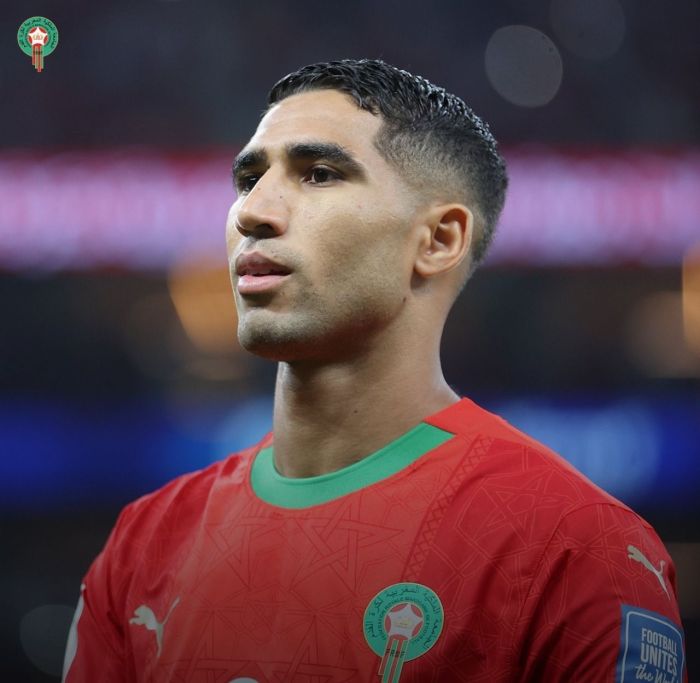 Achraf Hakimi, destaque da Seleção Marroquina Achraf Hakimi, destaque da Seleção Marroquina