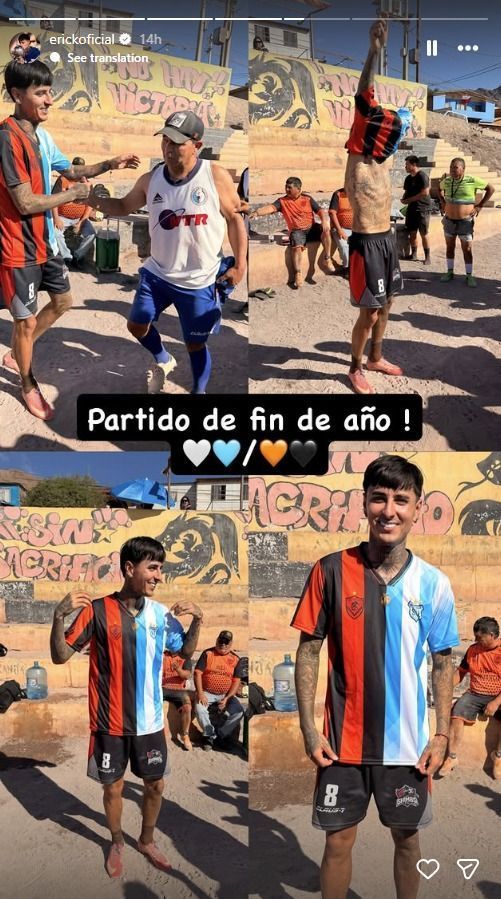 Erick Pulgar ganha camisa personalizada em Antofagasta, no Chile Erick Pulgar ganha camisa personalizada em Antofagasta, no Chile