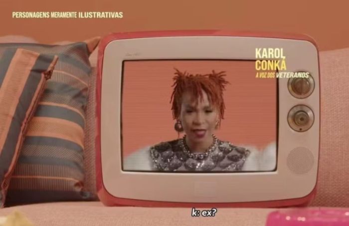 Karol Conká em chamada do BBB 26 