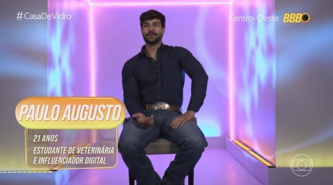 Paulo Augusto, candidato da região Centro-Oeste do BBB26
