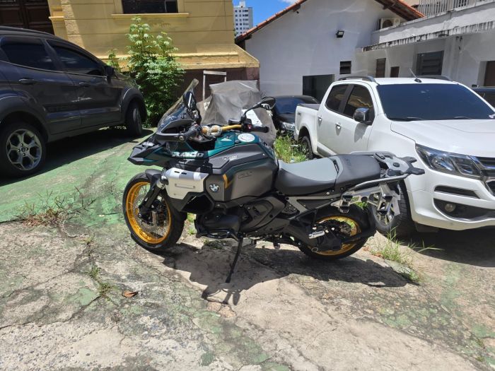 Moto apreendida com Sonny Clay 