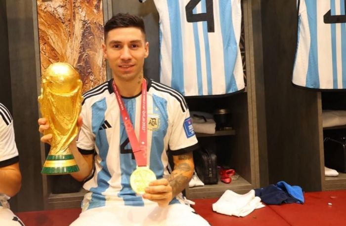 Gonzalo Montiel converteu o último pênalti da Copa do Mundo de 2022 