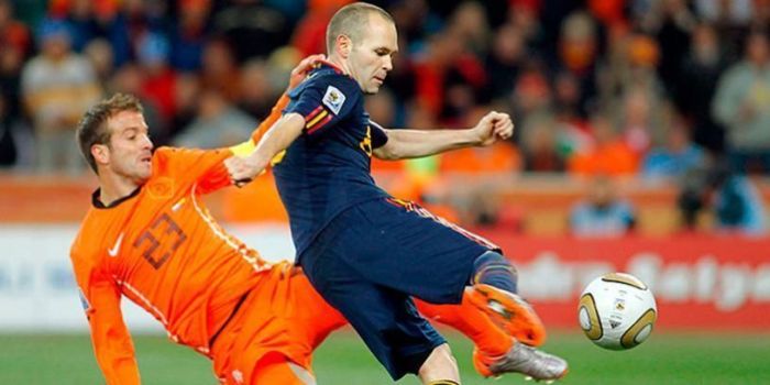 Iniesta fez o gol da vitória da Espanha na final da Copa do Mundo de 2010