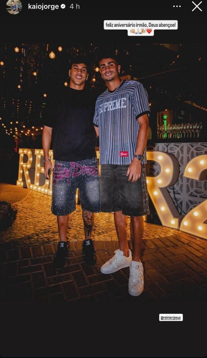 Kaio Jorge, do Cruzeiro, e Reinier, do Atlético