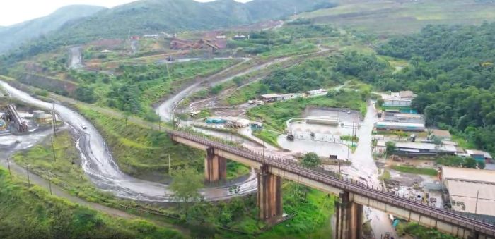 Fotos: estragos em Congonhas após extravasamento na Mina de Viga, da Vale