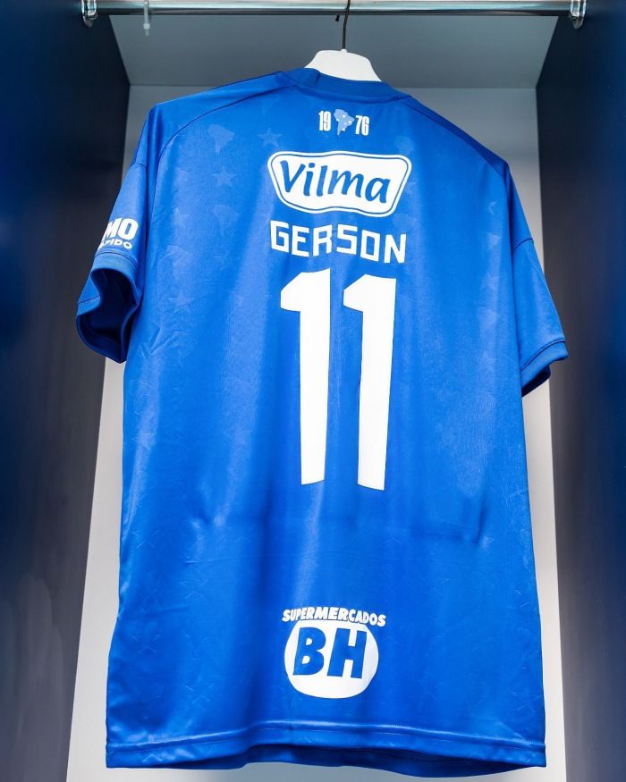 Gerson é o novo camisa 11 do Cruzeiro