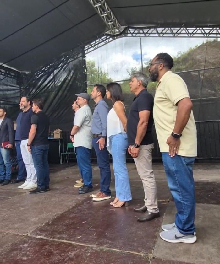 Autoridades estiveram presentes durante a inauguração / Matheus Renovato