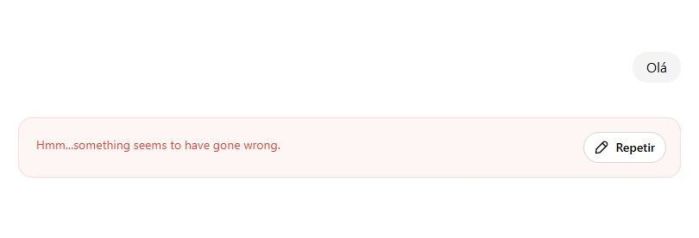 ChatGPT apresenta instabilidade e não consegue responder mensagem de usuários ChatGPT apresenta instabilidade e não consegue responder mensagem de usuários