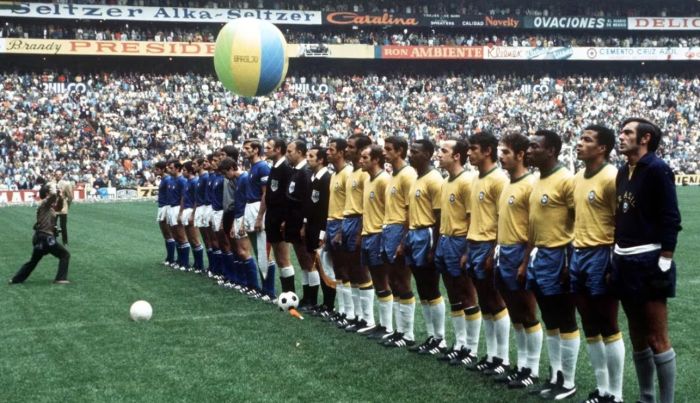 Final da Copa do Mundo de 1970 entre Brasil e Itália