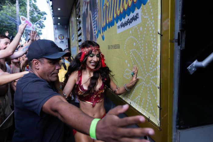 Marina Sena reuniu milhares de foliões no entorno do Mineirão, na Pampulha, em BH