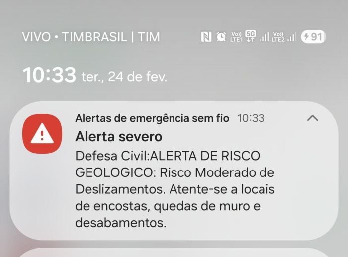 Alerta Defesa Civil Vale do Aço
